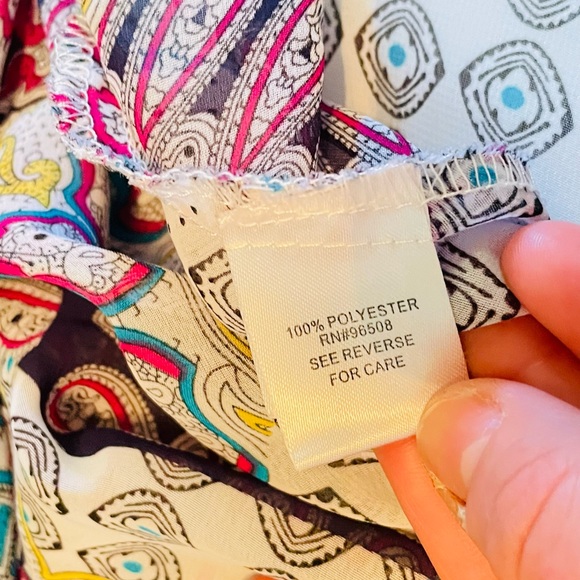 Sheer FANG blouse jr size M (fits like womens  small) - Picture 8 of 11